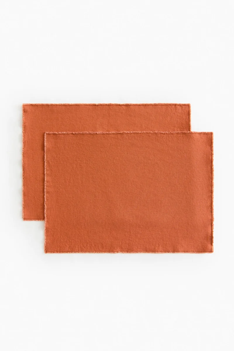 H&M 2-pack linen-blend place mats
